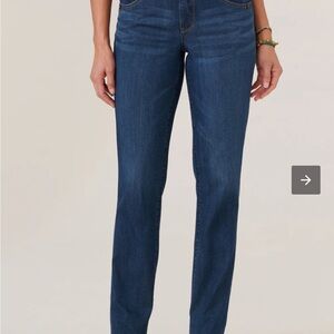 Democracy “Ab”solution® Booty Lift Straight Leg Jeans – Indigo Denim – Size 10